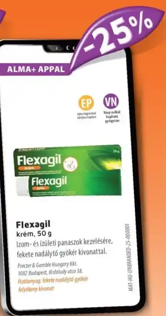 Alma Gyógyszertárak Flexagil krém ajánlat