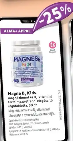 Alma Gyógyszertárak Magne B6 Kids ajánlat