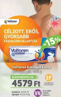 Alma Gyógyszertárak Voltaren Emulgel Forte ajánlat