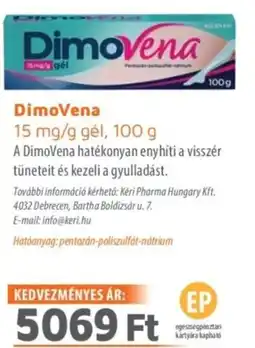 Alma Gyógyszertárak DimoVena gél ajánlat