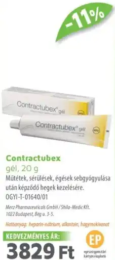 Alma Gyógyszertárak Contractubex gél ajánlat