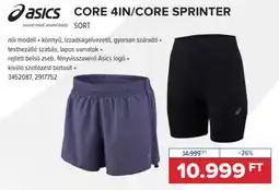Hervis Asics Core 4in / Core sprinter ajánlat