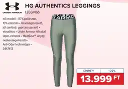 Hervis Under armour hg authentics leggings ajánlat