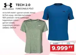Hervis Under armour tech 2.0 ajánlat