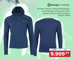 Hervis Benger futófelső ajánlat