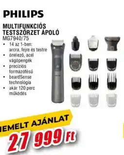 Expert Philips multifunkciós testszőrzet ápoló mg7940/75 ajánlat