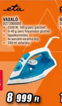 Expert Eta vasaló 027390000 ajánlat
