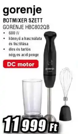 Expert Gorenje botmixer szett ajánlat
