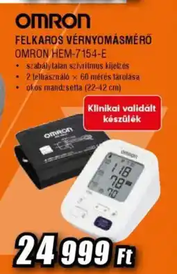 Expert Omron felkaros vérnyomásmérő ajánlat