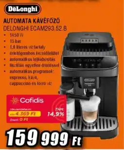 Expert Delonghi automata kávéfőző ajánlat