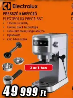 Expert Electrolux presszó kávéfőző ajánlat