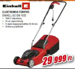 Expert Einhell elektromos fűnyíró ajánlat