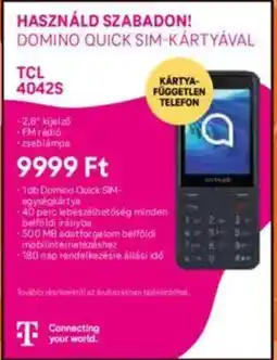 Expert Tcl 4042s ajánlat
