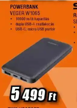 Expert Powerbank veger w1065 ajánlat