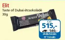 ÁRKLUB Elit taste of dubai étcsokoládé ajánlat