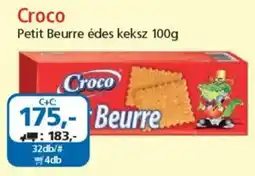 ÁRKLUB Croco petit beurre édes keksz ajánlat