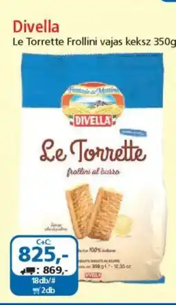 ÁRKLUB Divella le torrette frollini vajas keksz ajánlat