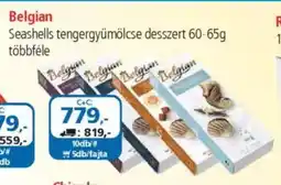 ÁRKLUB Belgian seashells tengergyümölcse desszert ajánlat