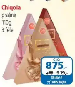 ÁRKLUB Chiqola praliné ajánlat