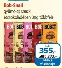 ÁRKLUB Bob-snail gyümölcs snack étcsokoládéban ajánlat