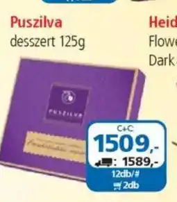 ÁRKLUB Puszilva desszert ajánlat