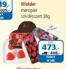 ÁRKLUB Widder marcipán szívdesszert ajánlat