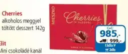ÁRKLUB Cherries alkoholos meggyel töltött desszert ajánlat