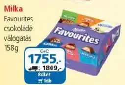 ÁRKLUB Milka favourites csokoládé válogatás ajánlat