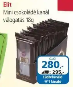 ÁRKLUB Elit mini csokoládé kanál válogatás ajánlat