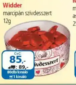 ÁRKLUB Widder marcipán szívdesszert ajánlat