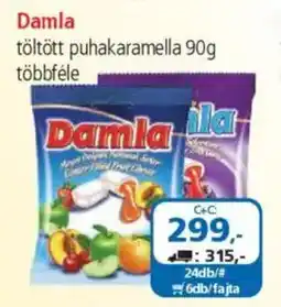 ÁRKLUB Damla töltött puhakaramella ajánlat
