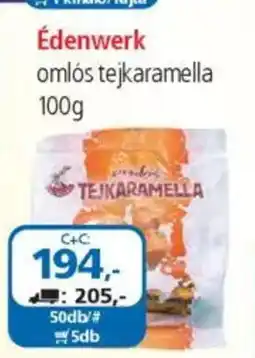 ÁRKLUB Édenwerk omlós tejkaramella ajánlat