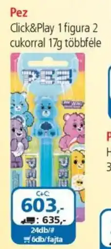 ÁRKLUB Pez click&play 1 figura 2 cukorral ajánlat