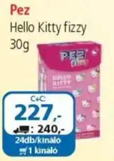 ÁRKLUB Pez hello kitty fizzy ajánlat