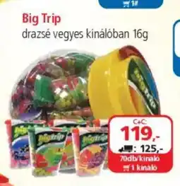 ÁRKLUB Big trip drazsé vegyes kínálóban ajánlat