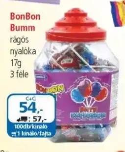 ÁRKLUB Bonbon bumm rágós nyalóka ajánlat
