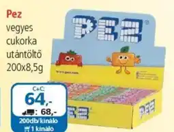 ÁRKLUB Pez vegyes cukorka utántöltő ajánlat