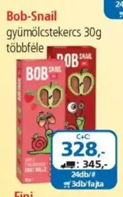 ÁRKLUB Bob-Snail gyümölcstekercs ajánlat