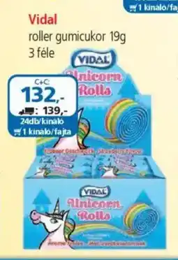 ÁRKLUB Vidal roller gumicukor ajánlat