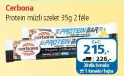 ÁRKLUB Cerbona protein müzli szelet ajánlat