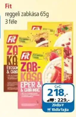 ÁRKLUB Fit reggeli zabkása ajánlat