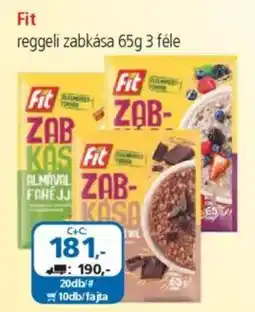 ÁRKLUB Fit reggeli zabkása ajánlat