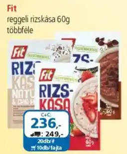 ÁRKLUB Fit reggeli rizskása ajánlat