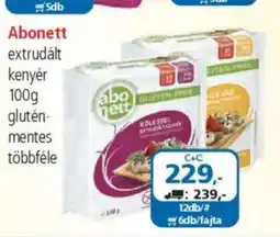 ÁRKLUB Abonett extrudált kenyér ajánlat