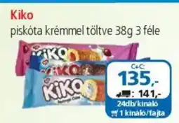 ÁRKLUB Kiko piskóta krémmel töltve ajánlat