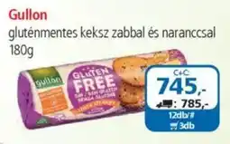 ÁRKLUB Gullon gluténmentes keksz zabbal és naranccsal ajánlat