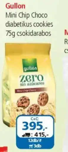 ÁRKLUB Gullon mini chip choco diabetikus cookies ajánlat