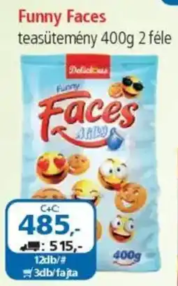 ÁRKLUB Funny Faces teasütemény ajánlat