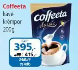 ÁRKLUB Coffeeta kávé krémpor ajánlat