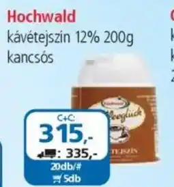 ÁRKLUB Hochwald kávétejszín 12% ajánlat